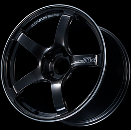 Advan TC4 17x7.5 +48 5x114.3 Racing Gunmetallic and Ring Wheel