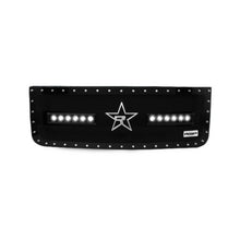 Load image into Gallery viewer, RBP RX-3 Midnight Edition Black LED Bar Grille (Studded) 07-10 GMC Sierra HD 2500/3500