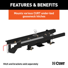 Load image into Gallery viewer, Curt 13-16 Ram 1500 Double Lock Gooseneck Installation Brackets