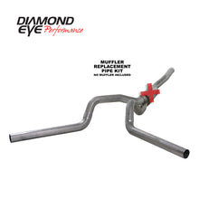 Load image into Gallery viewer, Diamond Eye KIT 4in Catback MFLR RPLCMENT PIPE DUAL SS: 2006-2007.5 CHEVY/GMC 6.6L 2500/3500