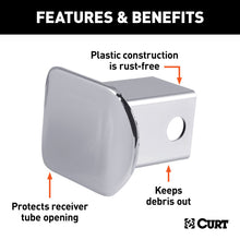 Load image into Gallery viewer, Curt 2in Chrome Plastic Hitch Tube Cover