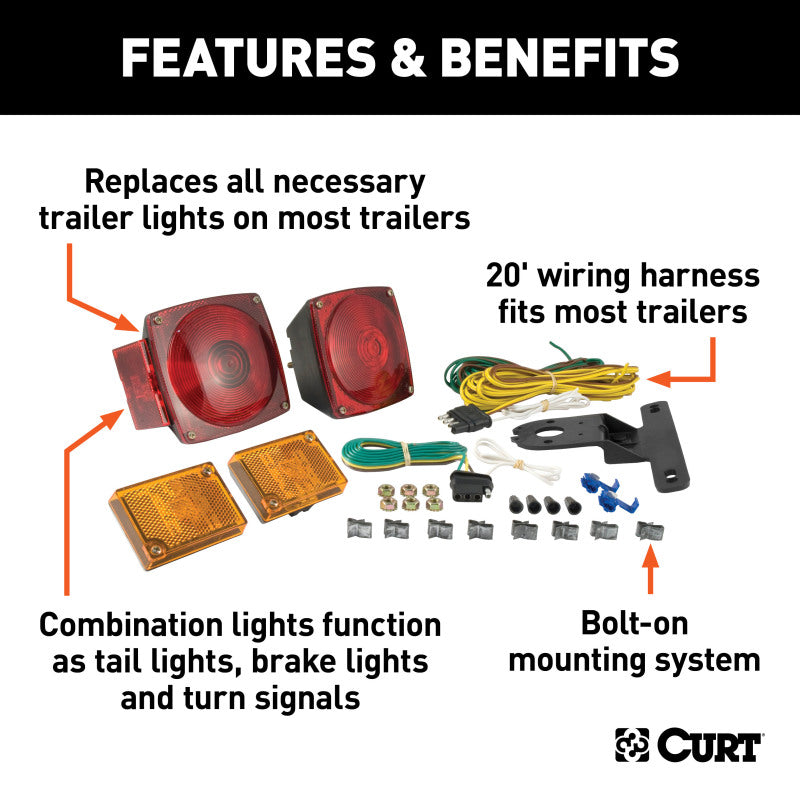 Curt Trailer Light Kit