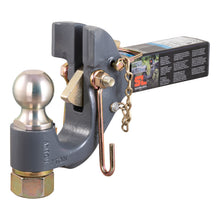 Load image into Gallery viewer, Curt SecureLatch Receiver-Mount Ball &amp; Pintle Hitch Combo (2in Shank 2in Ball 14K)