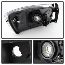 Load image into Gallery viewer, xTune Dodge Ram 1500 06-08 / Ram 2500/3500 06-09 Amber Crystal Headlights Chrome HD-JH-DR06-AM-C