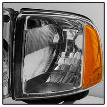 Load image into Gallery viewer, xTune Dodge Ram Sport Model Only 1999-2002 OEM Headlights Chrome HD-JH-DR99-SP-C