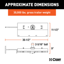 Load image into Gallery viewer, Curt Universal Double Lock Gooseneck Hitch