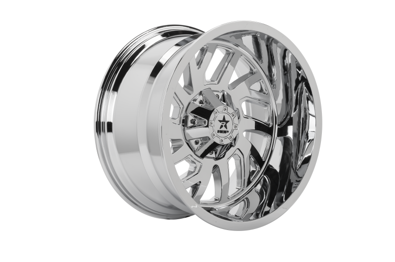 RBP 65R Glock 22x12 5x127/139.7 BP / 4.75 BS -44mm Offset 78mm CB (Hub Centric) Chrome Wheel