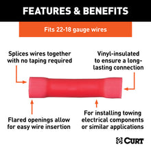 Load image into Gallery viewer, Curt Butt Connectors (22-18 Wire Gauge 100-Pack)