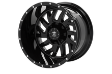 Load image into Gallery viewer, RBP 65R Glock 22x14 8x165.1 BP / 4.5 BS -76mm Offset 117mm CB (Hub Centric) Gloss Black Wheel