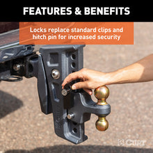 Load image into Gallery viewer, Curt Replacement Rebellion XD Tongue and Hitch Lock Set