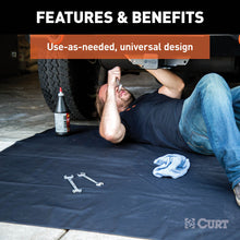 Load image into Gallery viewer, Curt Seat Defender 60in x 60in Removable Waterproof Black Cargo Blanket Protector