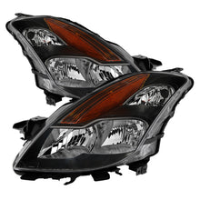 Load image into Gallery viewer, xTune Nissan Altima Coupe 08-09 Halogen Only OEM Headlights Black HD-JH-NA08-2D-BK