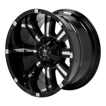 Load image into Gallery viewer, RBP 94R 22x12 8x170 BP / 4.75 BS -44mm Offset 125mm CB (Hub Centric) Black w/Chrome Inserts Wheel