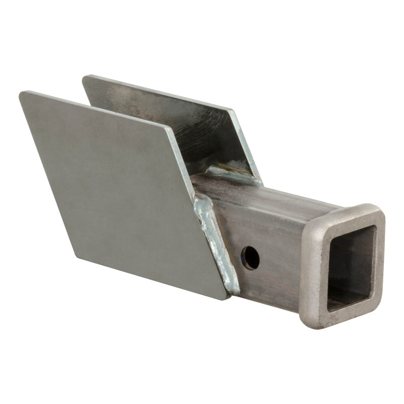 Curt Raw Steel Weld-On Hitch Box (2in Receiver 5000lbs GTW)
