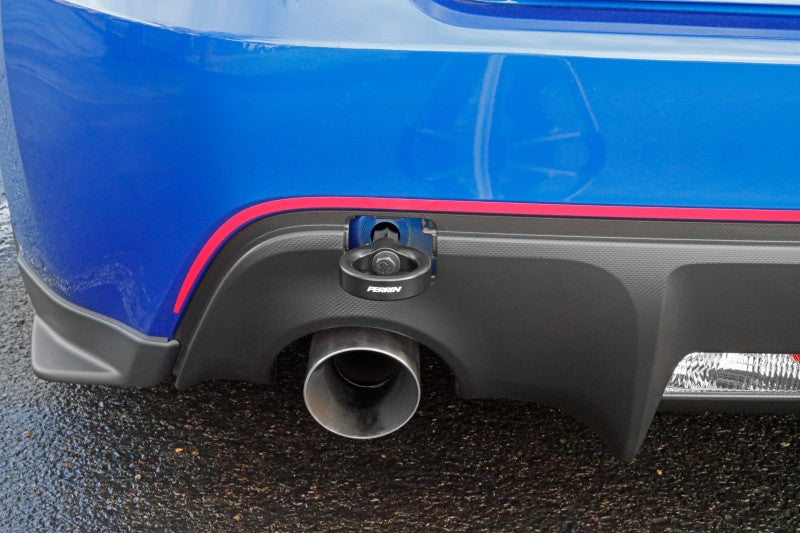 Perrin Subaru BRZ/Scion FR-S/Toyota 86 Tow Hook Kit (Rear) - Black