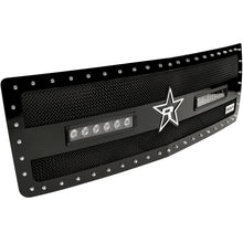 Load image into Gallery viewer, RBP RX-3 Midnight Edition Black LED Bar Grille (Studded) 14-15 Chevy Silverado 1500