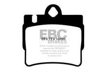 Load image into Gallery viewer, EBC 00-03 Mercedes-Benz CL500 5.0 Greenstuff Rear Brake Pads