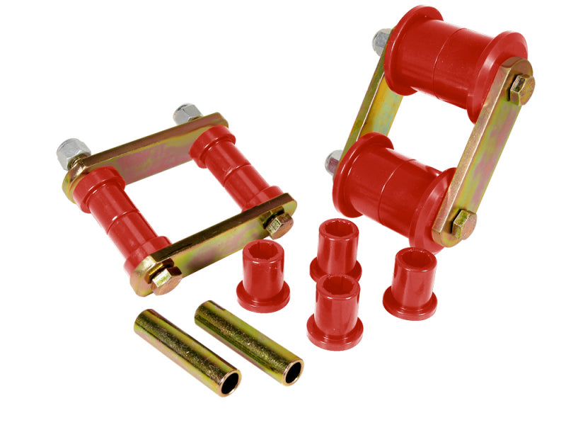 Prothane 60-74 Chrysler B & E Body HD Spring & Shackles Bushings - Red