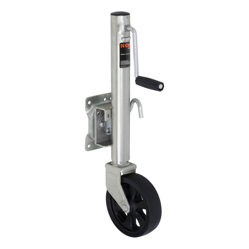 Curt Marine Jack w/8in Wheel (1500lbs 10in Travel Packaged)