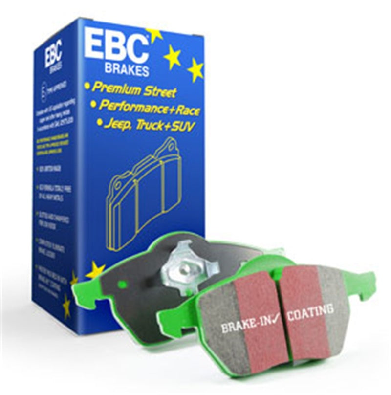 EBC 00-02 Dodge Ram 2500 Pick-up 5.2 2WD (Pad with wear sensor) Greenstuff Front Brake Pads