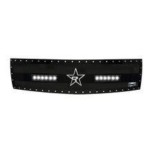 Load image into Gallery viewer, RBP RX-3 Midnight Edition Black LED Bar Grille (Studded) 07-13 Chevy Silverado 1500