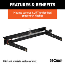 Load image into Gallery viewer, Curt 99-00 Chevrolet K1500 Under-Bed Gooseneck Installation Brackets