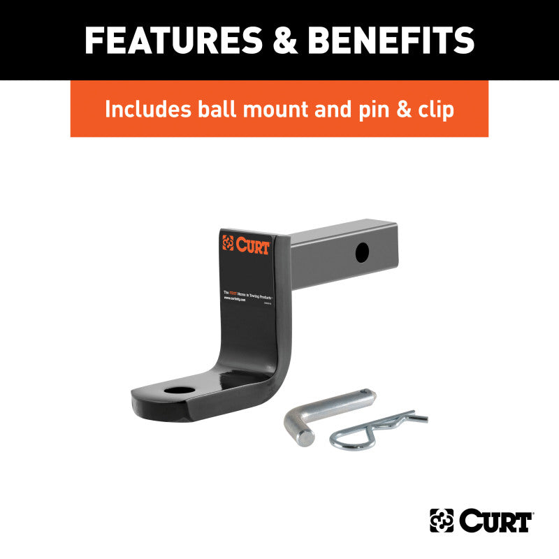 Curt 03-09 Mercedes-Benz E-Class (211) Class 1 Trailer Hitch w/1-1/4in Ball Mount BOXED