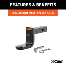 Load image into Gallery viewer, Curt 03-09 Mercedes-Benz E-Class (211) Class 1 Trailer Hitch w/1-1/4in Ball Mount BOXED
