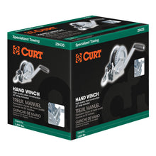 Load image into Gallery viewer, Curt Hand Winch w/20ft Strap (1400lbs 7-1/2in Handle)