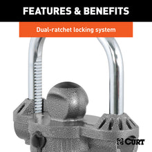 Load image into Gallery viewer, Curt Universal Trailer Coupler Lock (Hammer-Tone Epoxy)