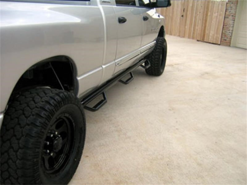 N-Fab Nerf Step 10-17 Dodge Ram 2500/3500 Mega Cab 6.4ft Bed - Gloss Black - Bed Access - 3in