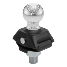 Load image into Gallery viewer, Curt Rockerball 2-5/16in Cushion Hitch Trailer Ball (1in x 2-1/2in Shank 7500lbs Chrome)