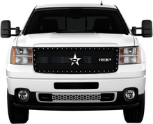 Load image into Gallery viewer, RBP RX-3 Series Studded Frame 1pc. Grille 11-14 GMC Sierra 2500HD / 3500 (Except Denali) - Black