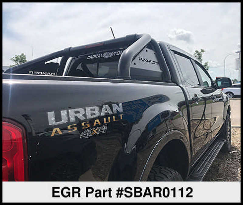 EGR 2019+ Ford Ranger Black Powder Coat S-Series Sports Bar (w/o Side Plates)