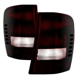 xTune Jeep Grand Cherokee 1999-2002 OEM Style Tail Lights Red Smoked ALT-JH-JGC99-OE-RSM