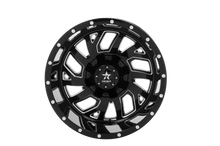 Load image into Gallery viewer, RBP 65R Glock 20x12 5x114.3 BP / 4.75 BS / -44mm Offset 78mm CB Gloss Black w/Machined Grooves Wheel