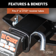 Load image into Gallery viewer, Curt 5/8in Hitch Pin w/Groove (2in or 2-1/2in Receiver Zinc Packaged)
