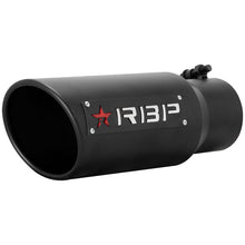Load image into Gallery viewer, RBP RX-1 High Heat Textured Dual Badged Exhaust Tip Inlet 3.5in / Outlet 4.5in / Length 12in - Black
