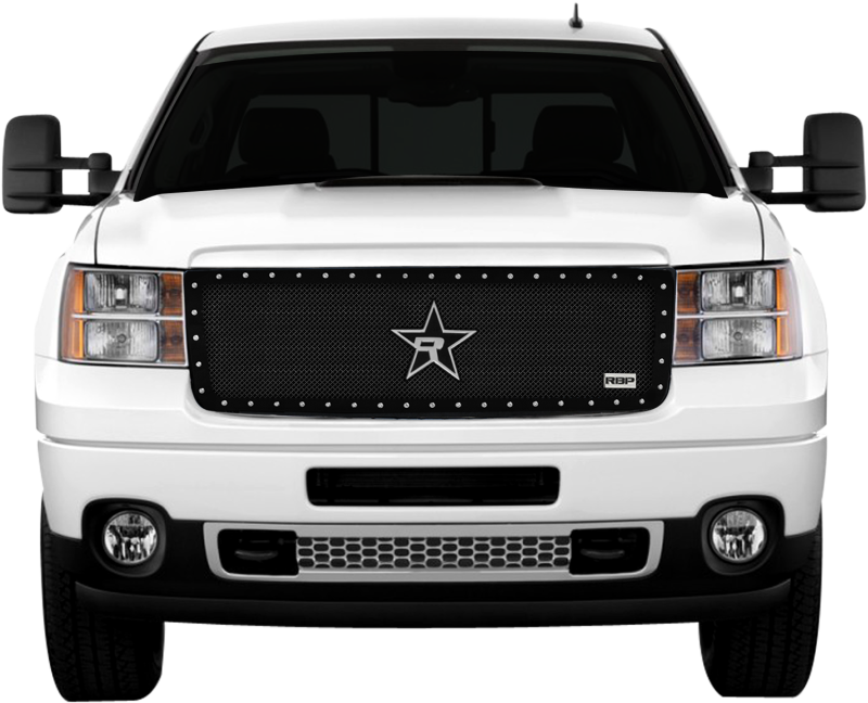 RBP RX-5 Halo Series Studded Frame 1pc. Grille 10-13 Toyota Tundra All (Incl. Platinum/Ltd) - Black