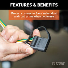 Load image into Gallery viewer, Curt 4-Way Flat Connector Dust Cover (Vehicle Side Packaged)
