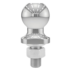 Curt 1-7/8in ATV/Lawn Tractor Hitch & Tow Ball (2000lbs Chrome)