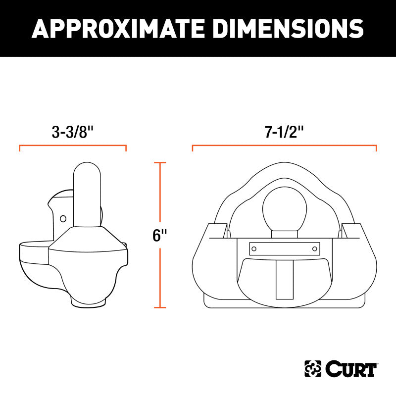 Curt Universal Trailer Coupler Lock (Ballistic Nylon)