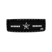 Load image into Gallery viewer, RBP RX-3 Midnight Edition Black LED Bar Grille (Studded) 11-14 GMC Sierra HD 2500/3500