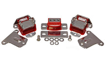Load image into Gallery viewer, Energy Suspension 69-71 Camaro / 70-73 Monte Carlo Red Motor and Transmission Mounts; Chrome Finish
