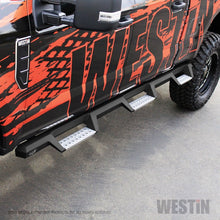 Load image into Gallery viewer, Westin/HDX 17-18 Ford F-250/350 Crew Cab (6.75ft Bed) Stainless Drop Nerf Step Bars - Textured Black