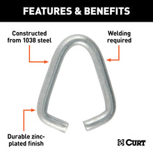 Load image into Gallery viewer, Curt 9/0 Joining Link (Zinc)
