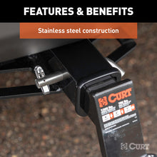 Load image into Gallery viewer, Curt 5/8in Swivel Hitch Pin (2in Receiver Stainless Packaged)