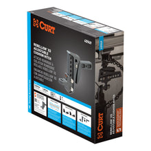 Load image into Gallery viewer, Curt Rebellion XD Adjustable Cushion Hitch Ball Mount (2in Shank 15000lbs 6-1/4in Drop)