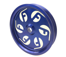 Load image into Gallery viewer, Fleece Performance Dodge Cummins Dual Pump Pulley (For Use w/ FPE Dual Pump Bracket) Blue