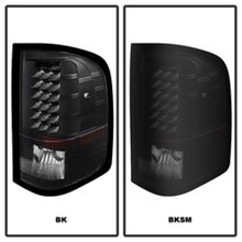 Load image into Gallery viewer, xTune Chevy Silverado 07-13 LED Tail Lights Black Smoke ALT-JH-CS07-LED-BKSM